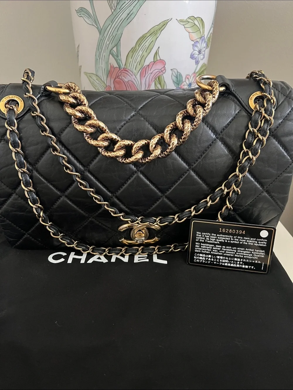 CHANEL Paris-Bombay Pondicherry Flap Bag